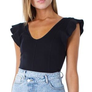 Free People Black Top